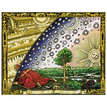 Flammarion engraving Reproduction print - Flat Earth