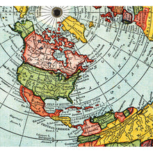 Flat Earth Maps SET: Gleason's Standard 24x36 & Square Stationary Earth 24x18