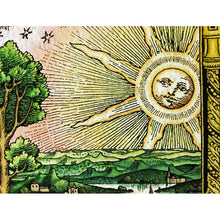 Flammarion engraving Reproduction print - Flat Earth